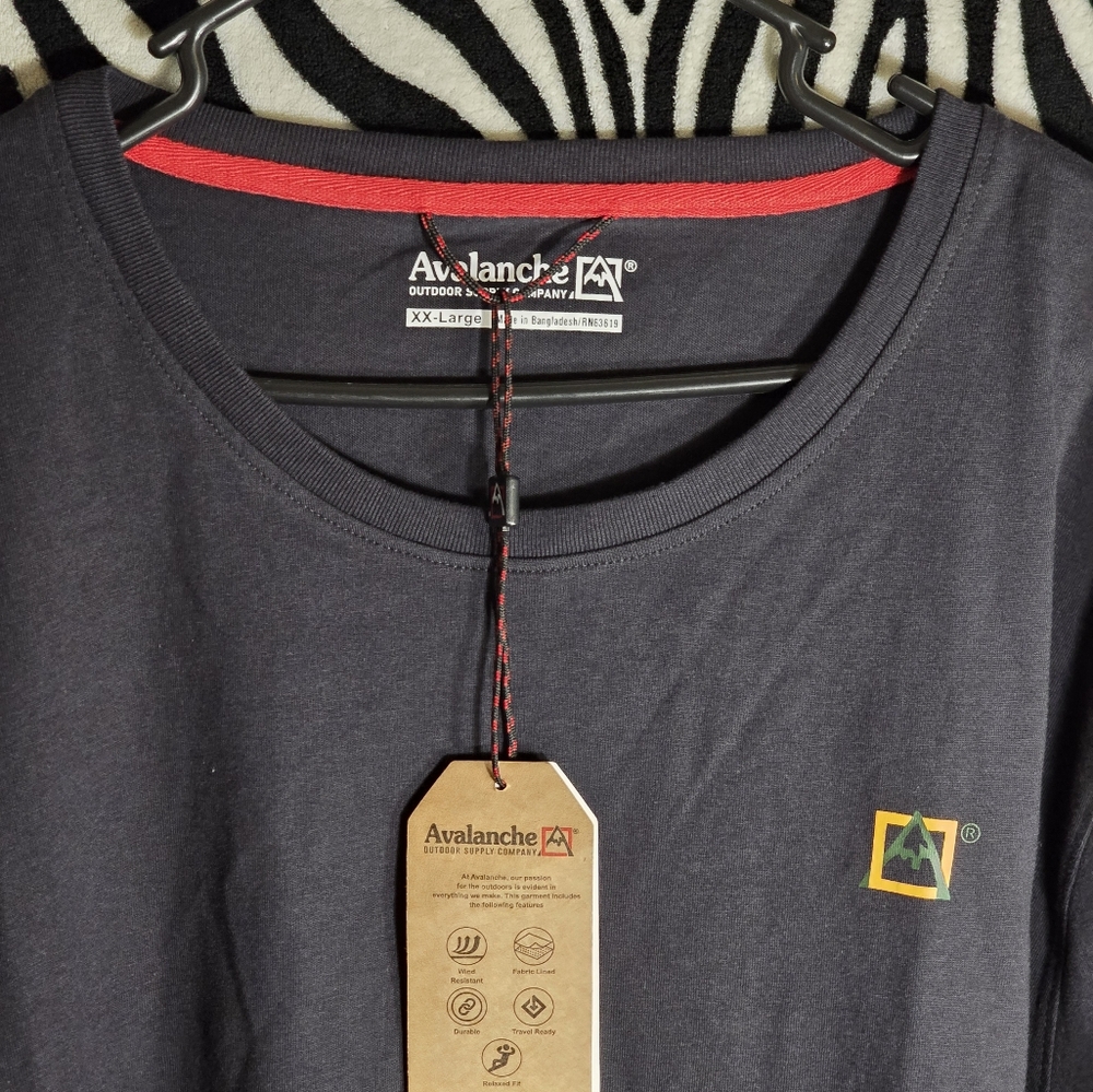 Avalanche Long Sleeve Shirt (2xL) Navy Blue (MSRP: $135)